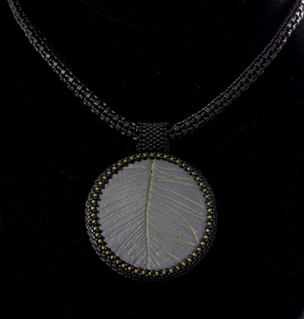 Shadow Leaf Necklace